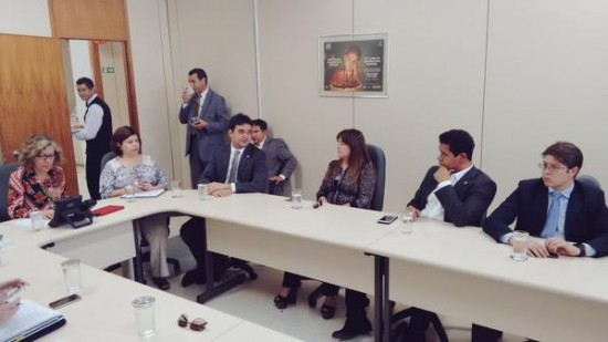 Rubens reunidos com prefeito maranhenses em Brasília