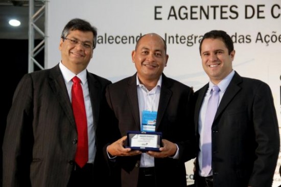 O governador Flávio Dino e o prefeito Edivaldo participaram do evento