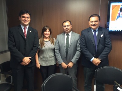 Rubens Júnior, prefeita Suley (Matões) presidente do FNDE e o ex-deputado Rubens Pereira