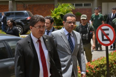 Secretário Jefferson Portela e o diretor geral do Detran-MA deu detalhes sobre a operação "Sem Saída"