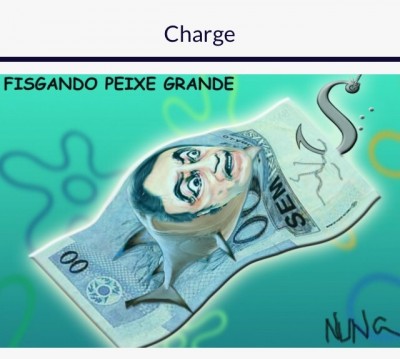 Até que enfim pescaram um peixe grande, um tubarão branco louco por dinheiro
