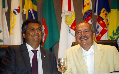 Ministro Aldo Rebelo e Flávio Dino na abertura da operação 'Bacuri' Projeto Rondon