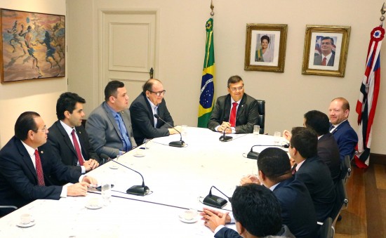 Governador reunido com a futura Mesa Diretora da Assembleia