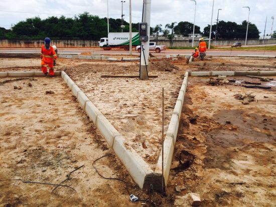 Obras da rotatória do Aeroporto estão em fase de conclusão 