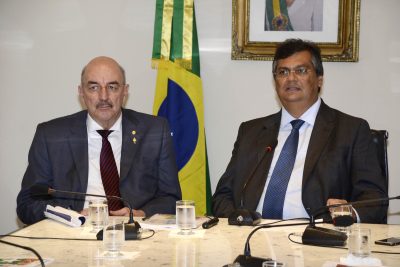 flavio Dino com ministro