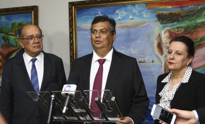 dino com minitro do STF