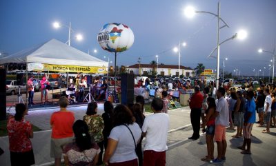 Além do Espigão, a programação se estendeu à Praça Nauro Machado, no Centro Histórico e à Praça da Lagoa da Jansen. Foto: Handson Chagas/Secap